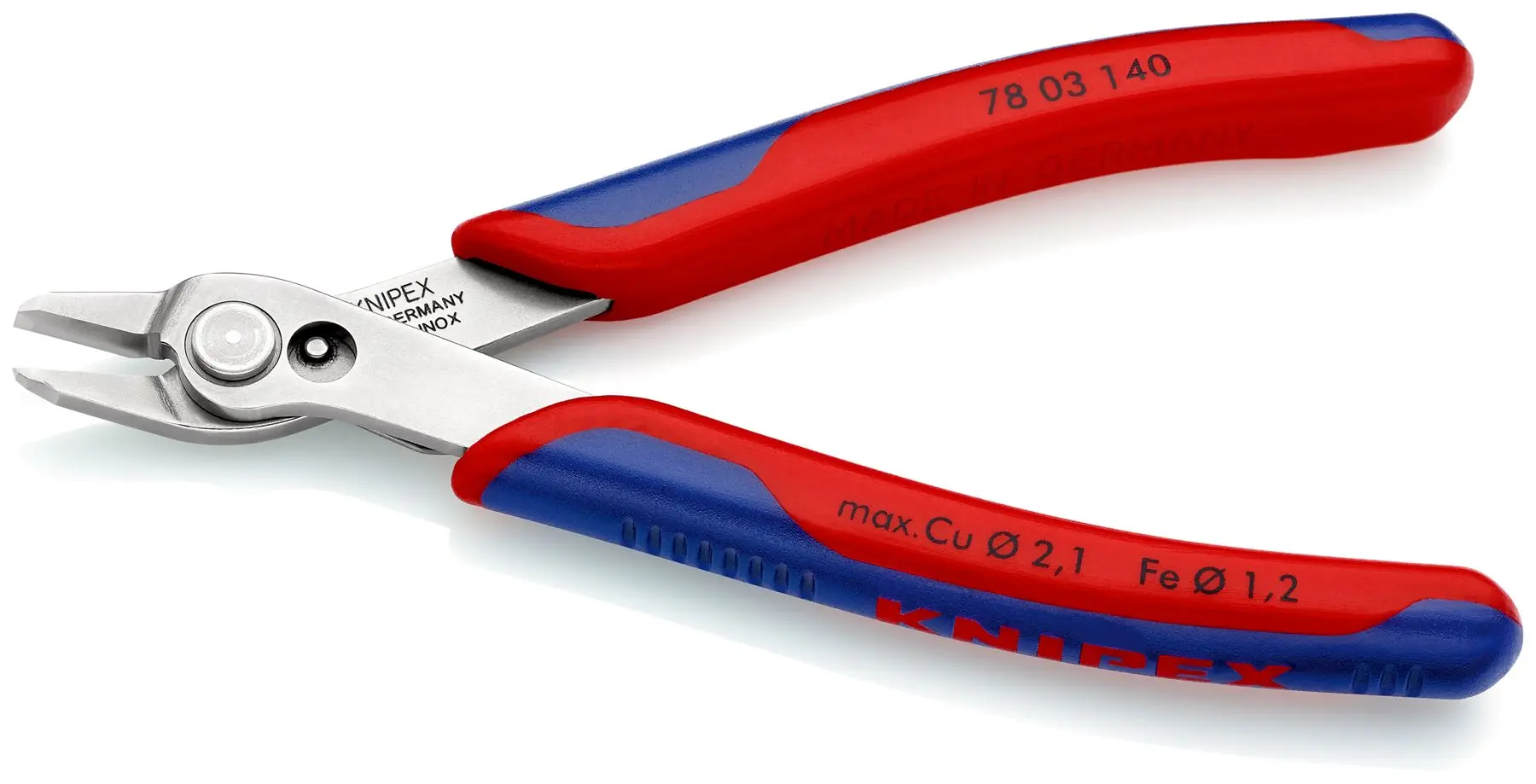 KNIPEX Electronics Super Knips XL Precision Cutting Pliers 140mm Multi Component Grips 78 03 140 SB - Image 2