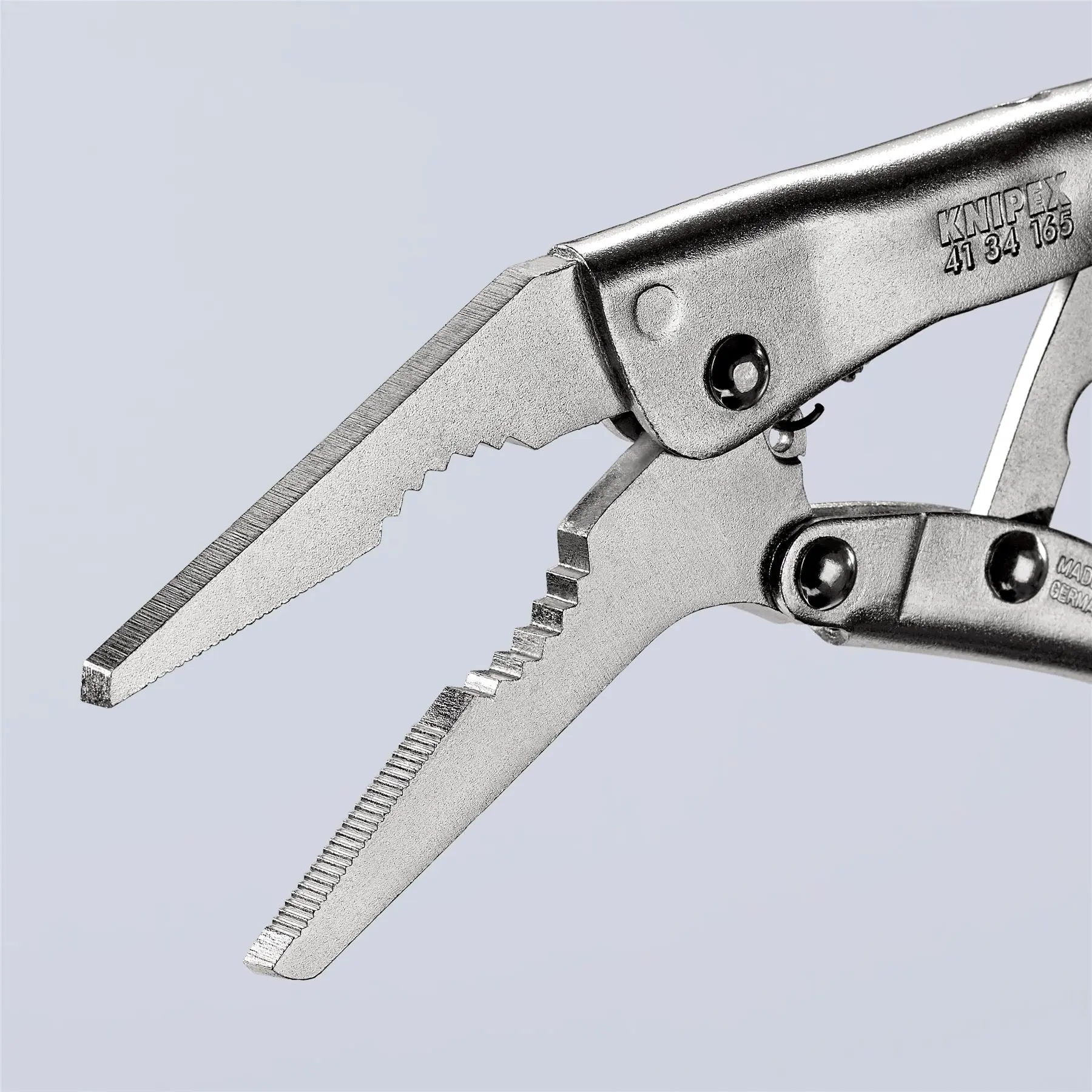 KNIPEX Grip Locking Pliers Mole Grips 165mm Galvanised 41 34 165 - Image 2