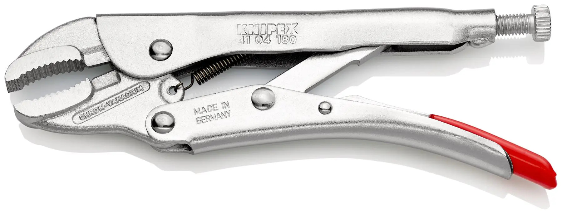 KNIPEX Grip Locking Pliers Mole Grips 180mm Galvanised 41 04 180 - Image 2
