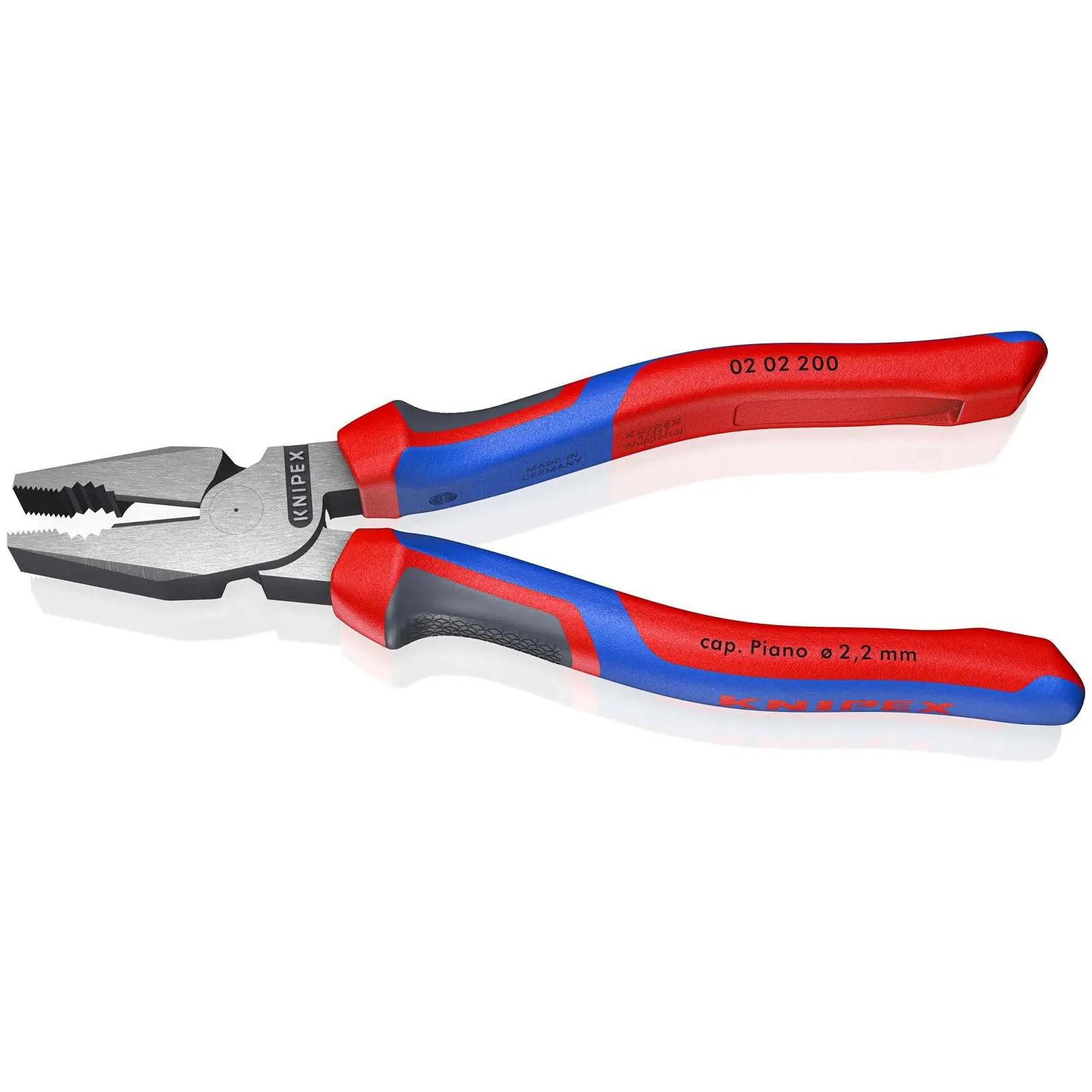 KNIPEX High Leverage Combination Pliers 200mm Multi Component Grips 02 02 200 - Image 2