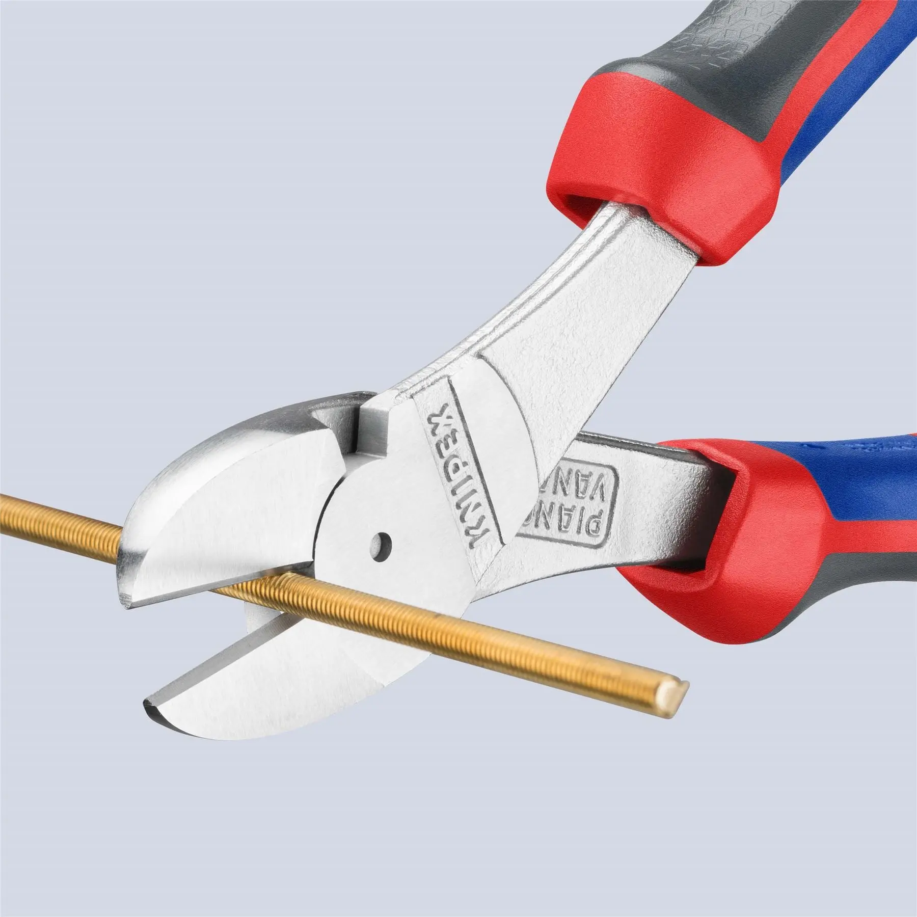 KNIPEX High Leverage Diagonal Side Cutting Pliers 180mm Chrome with Comfort Handles 74 05 180 - Image 5