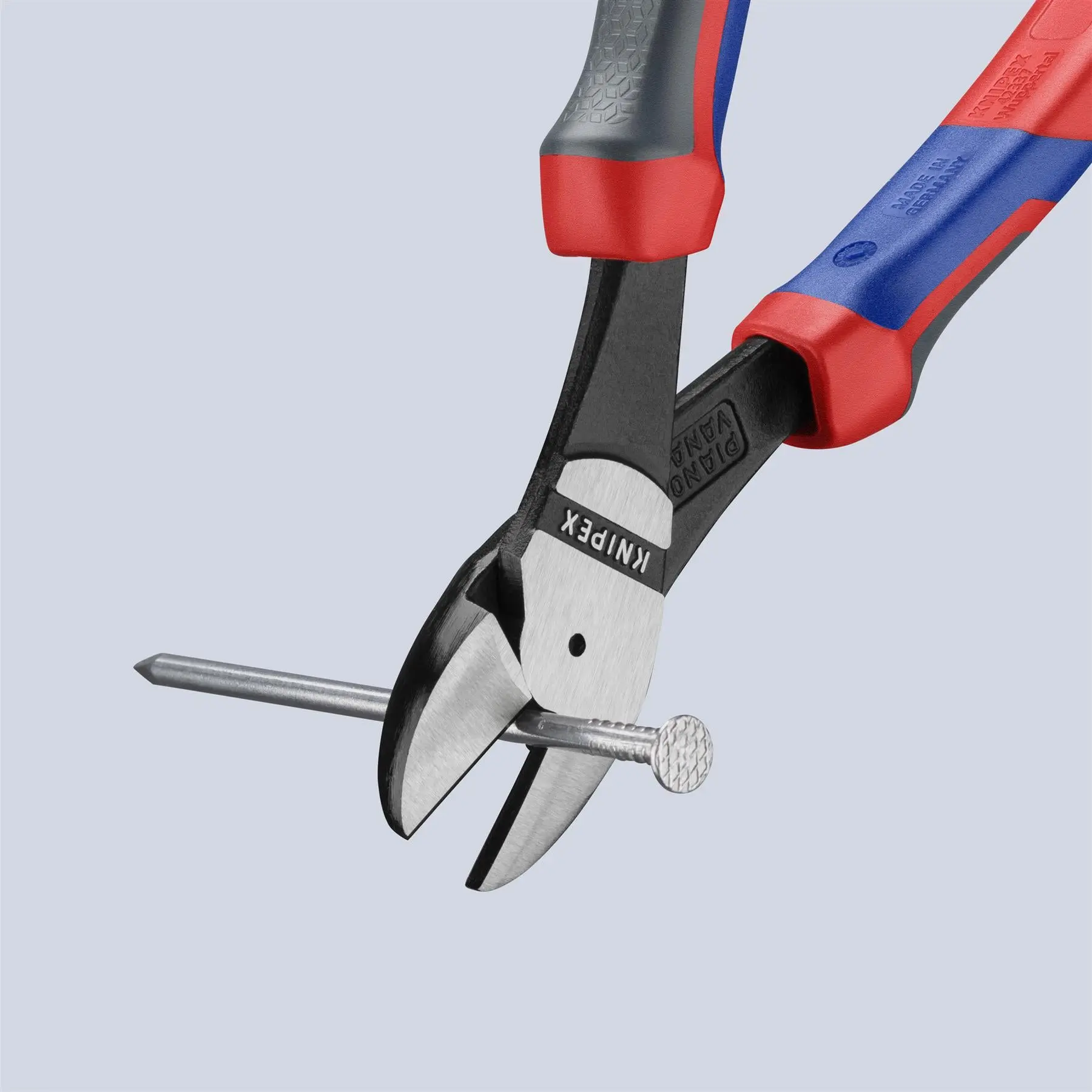KNIPEX High Leverage Diagonal Side Cutting Pliers 200mm with Comfort Handles 74 02 200 - Image 4