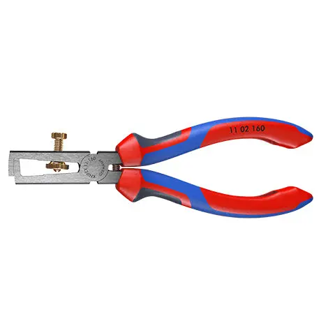 KNIPEX Insulation Wire Stripper with Opening Spring Universal 160mm Multi Component Grips 11 02 160 SB - Image 33