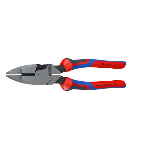 KNIPEX Linemans Pliers American Style 240mm Multi Component Grips 09 02 240 - Image 31
