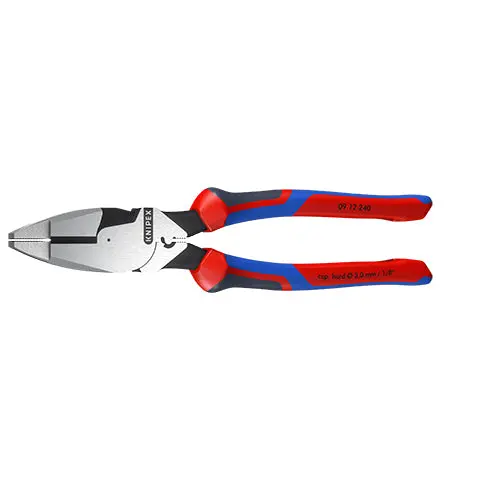 KNIPEX Linemans Pliers American Style 240mm with Comfort Handles 09 12 240 - Image 36