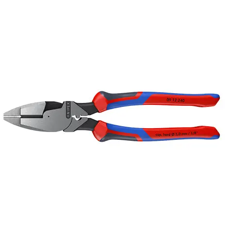 KNIPEX Linemans Pliers American Style 240mm with Comfort Handles 09 12 240 - Image 37