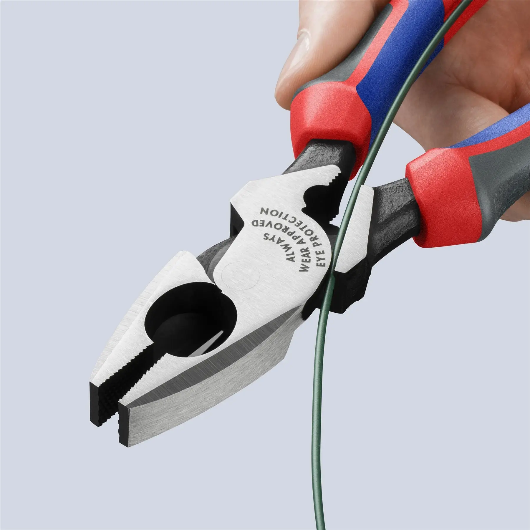 KNIPEX Linemans Pliers American Style 240mm with Comfort Handles 09 12 240 - Image 5