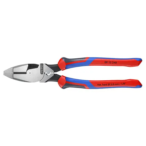 KNIPEX Linemans Pliers American Style 240mm with Comfort Handles 09 12 240 - Image 8