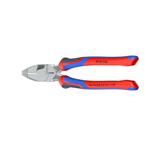 Knipex Linemans Pliers American Style 240mm Multi Component Grips Chrome Plated 09 05 240 - Image 10