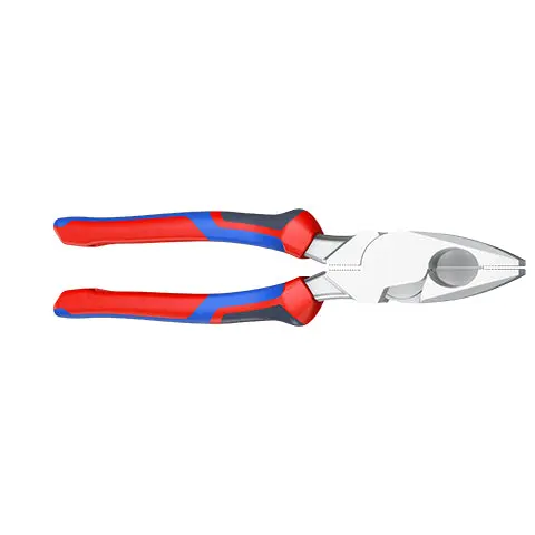 Knipex Linemans Pliers American Style 240mm Multi Component Grips Chrome Plated 09 05 240 - Image 24