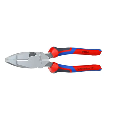 Knipex Linemans Pliers American Style 240mm Multi Component Grips Chrome Plated 09 05 240 - Image 34