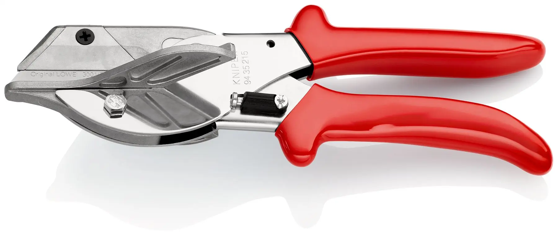 KNIPEX Mitre Shears Cutters for Plastic and Rubber Section 215mm Plastic Handles 94 35 215