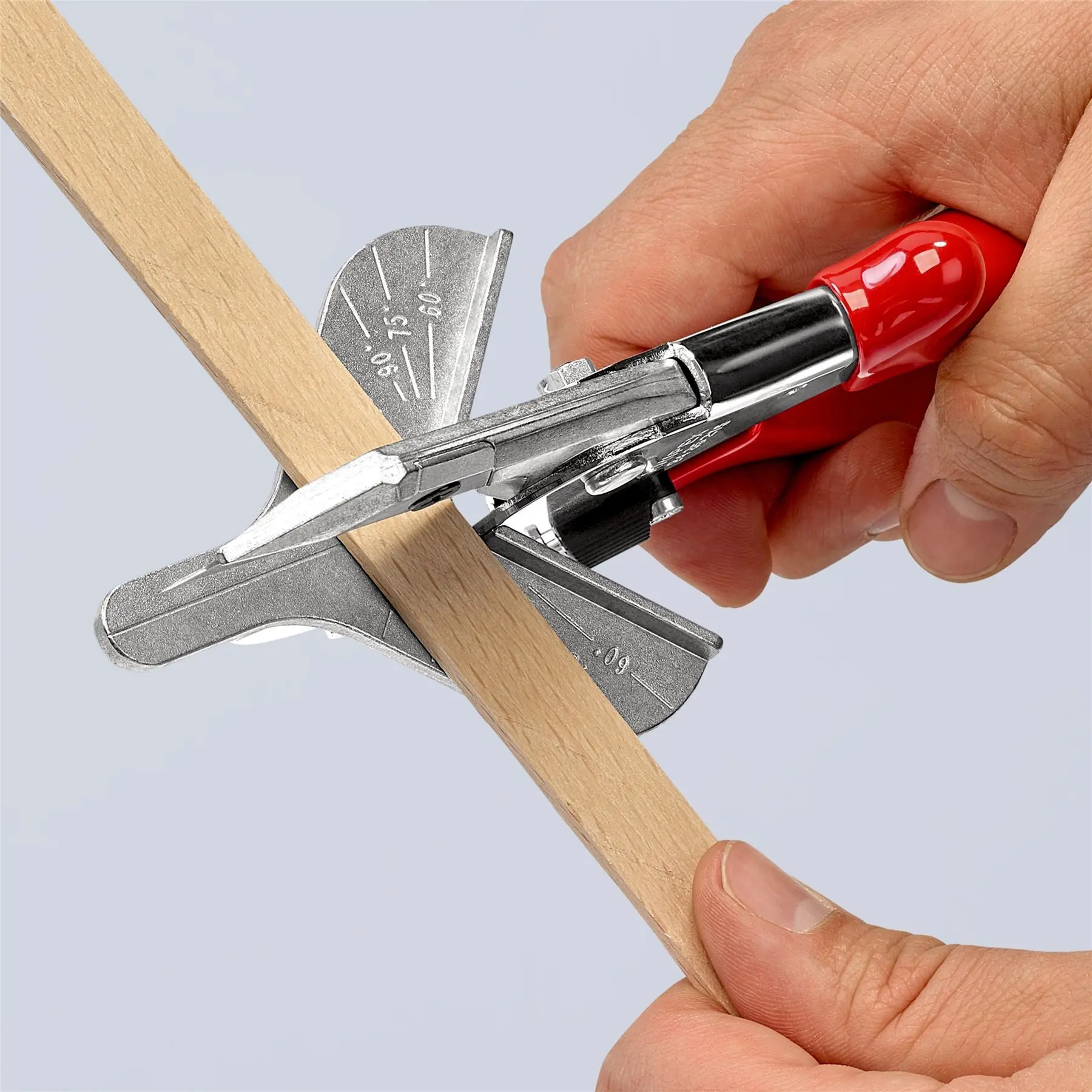 KNIPEX Mitre Shears Cutters for Plastic and Rubber Section 215mm Plastic Handles 94 35 215 - Image 7