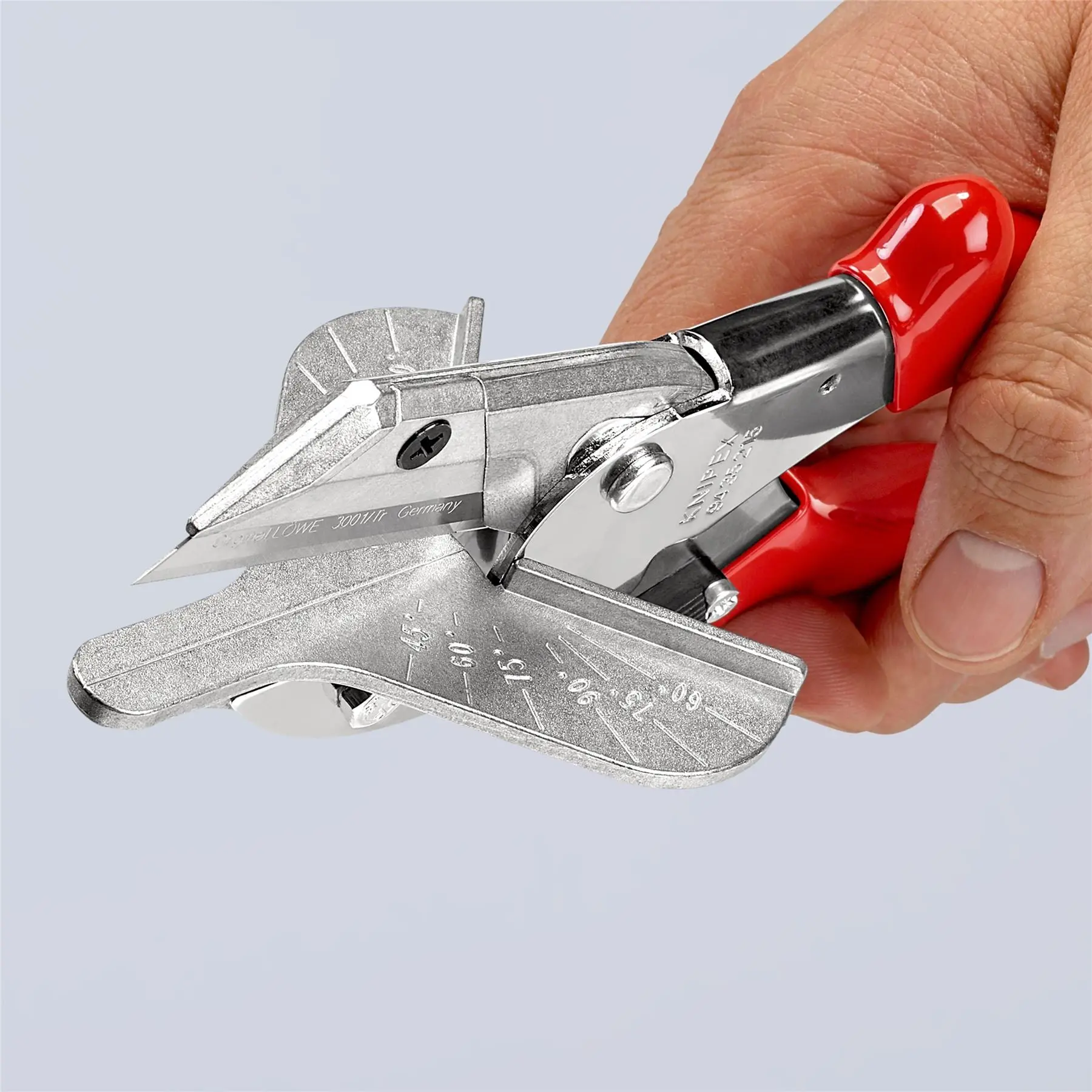 KNIPEX Mitre Shears Cutters for Plastic and Rubber Section 215mm Plastic Handles 94 35 215 - Image 9