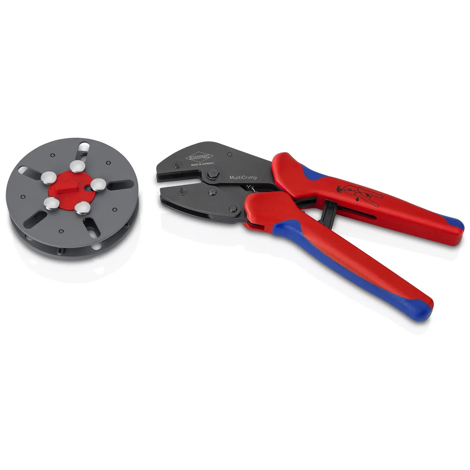 KNIPEX MultiCrimp Crimping Pliers with Empty Changer Magazine 97 33 LE