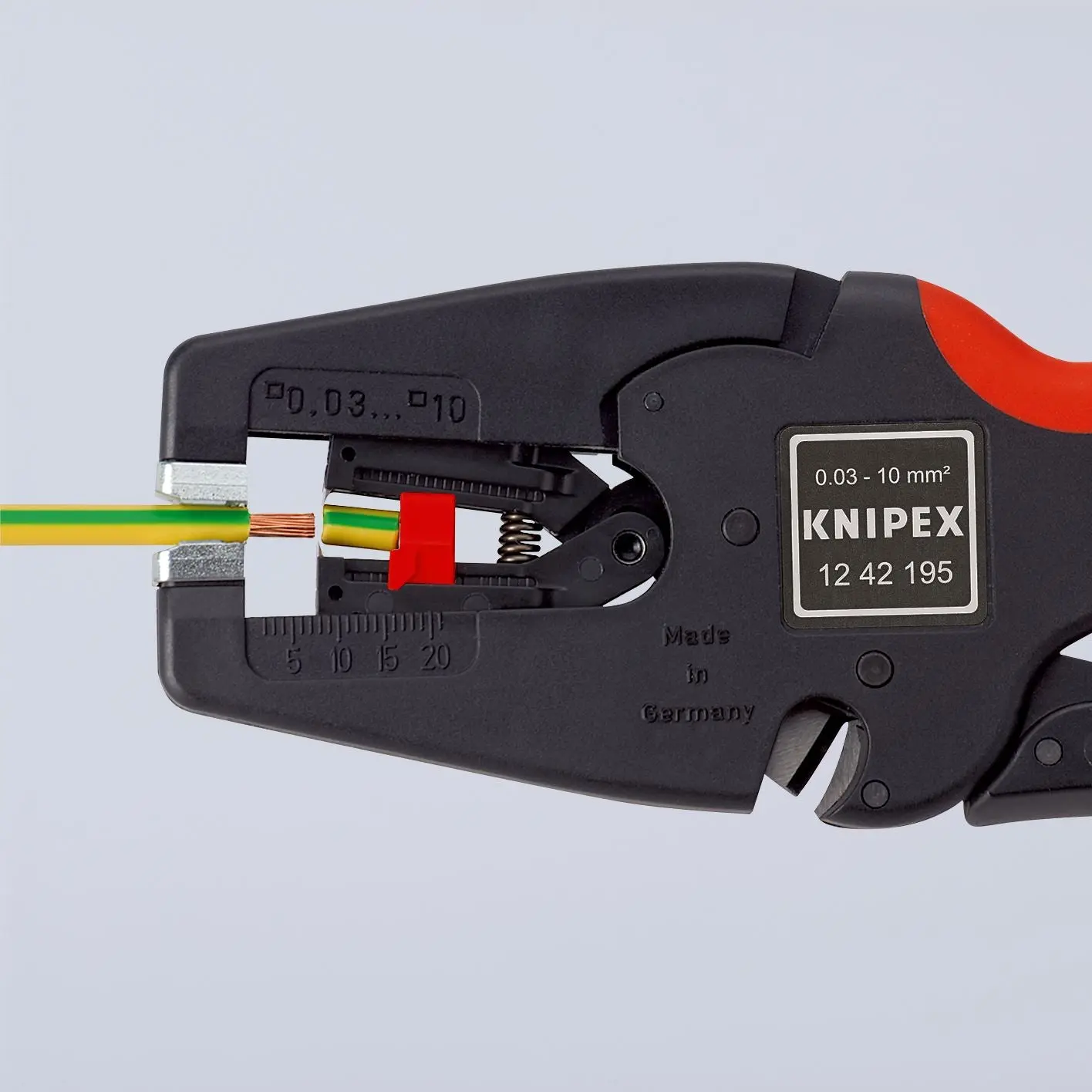 KNIPEX MultiStrip 10 Automatic Insulation Stripper 195mm Wire Stripping Pliers 12 42 195 SB - Image 6
