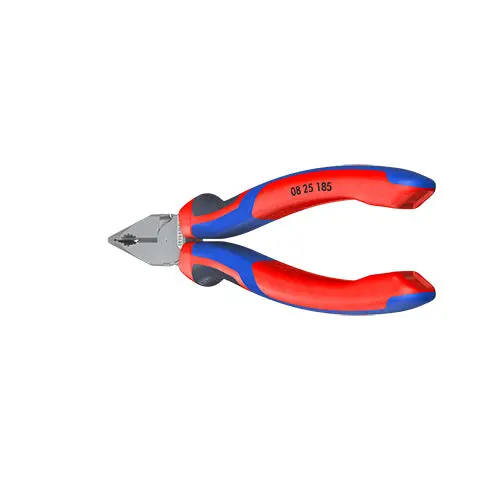 Knipex Needle Nose Combination Pliers 185mm Multi Component Grips Chrome 08 25 185 - Image 10