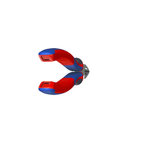 Knipex Needle Nose Combination Pliers 185mm Multi Component Grips Chrome 08 25 185 - Image 15