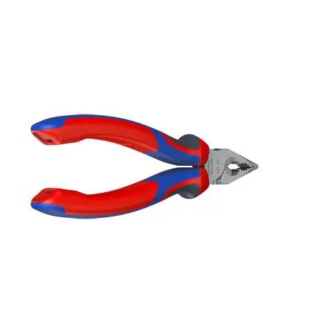 Knipex Needle Nose Combination Pliers 185mm Multi Component Grips Chrome 08 25 185 - Image 17