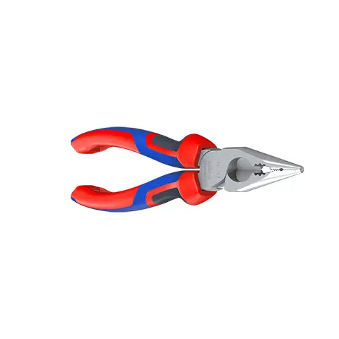 Knipex Needle Nose Combination Pliers 185mm Multi Component Grips Chrome 08 25 185 - Image 25