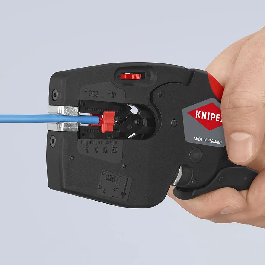 Knipex NexStrip 190mm Multi Tool for Electricians 0.03-10mm Non Slip Handles 12 72 190 - Image 10