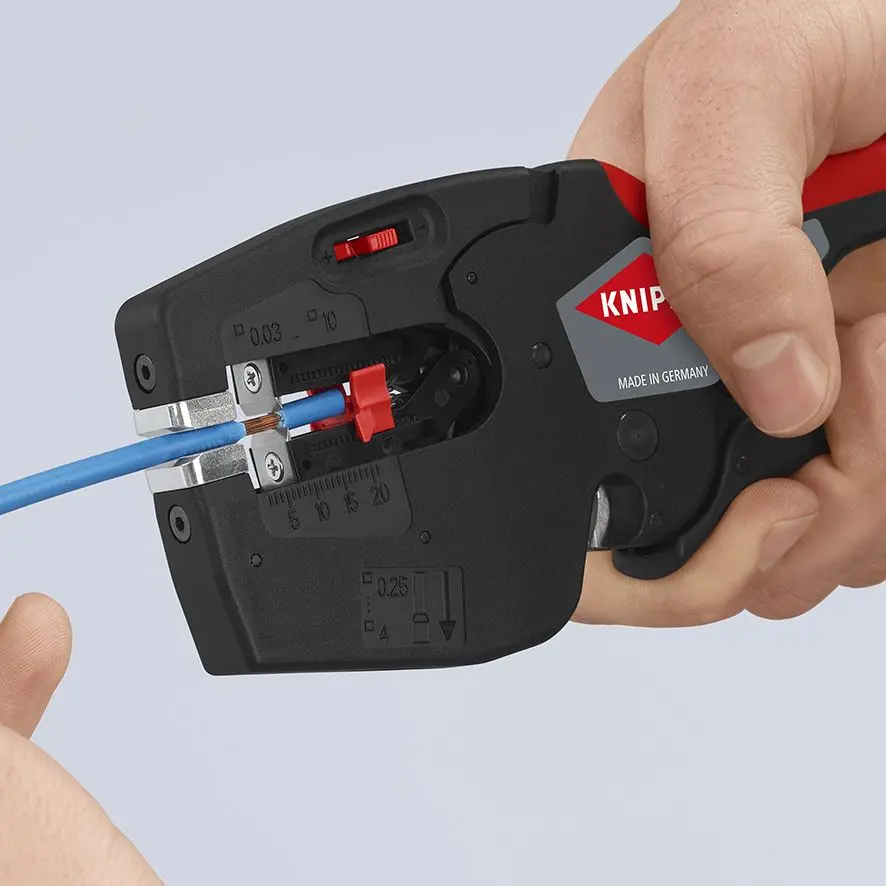 Knipex NexStrip 190mm Multi Tool for Electricians 0.03-10mm Non Slip Handles 12 72 190 - Image 11