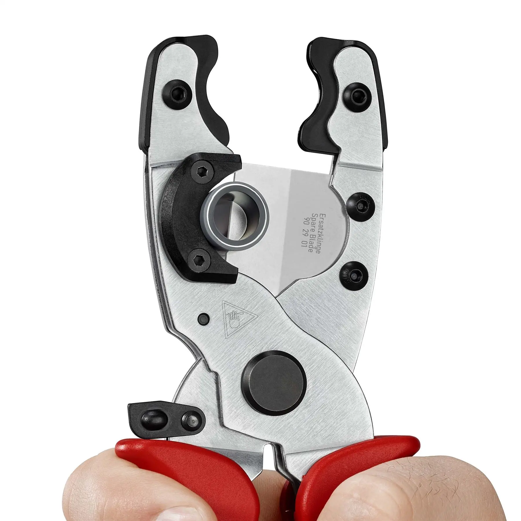 KNIPEX Pipe Cutter for Composite Pipes and Protective Tubes 210mm Multi Component Grips 90 25 20 - Image 4