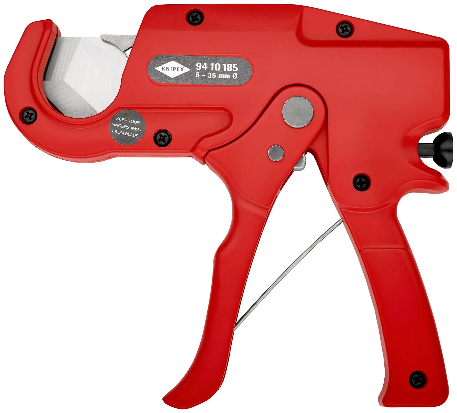 KNIPEX Pipe Cutter for Plastic Conduit Pipes Electrical Installation Work 185mm 6-35mm Capacity 94 10 185
