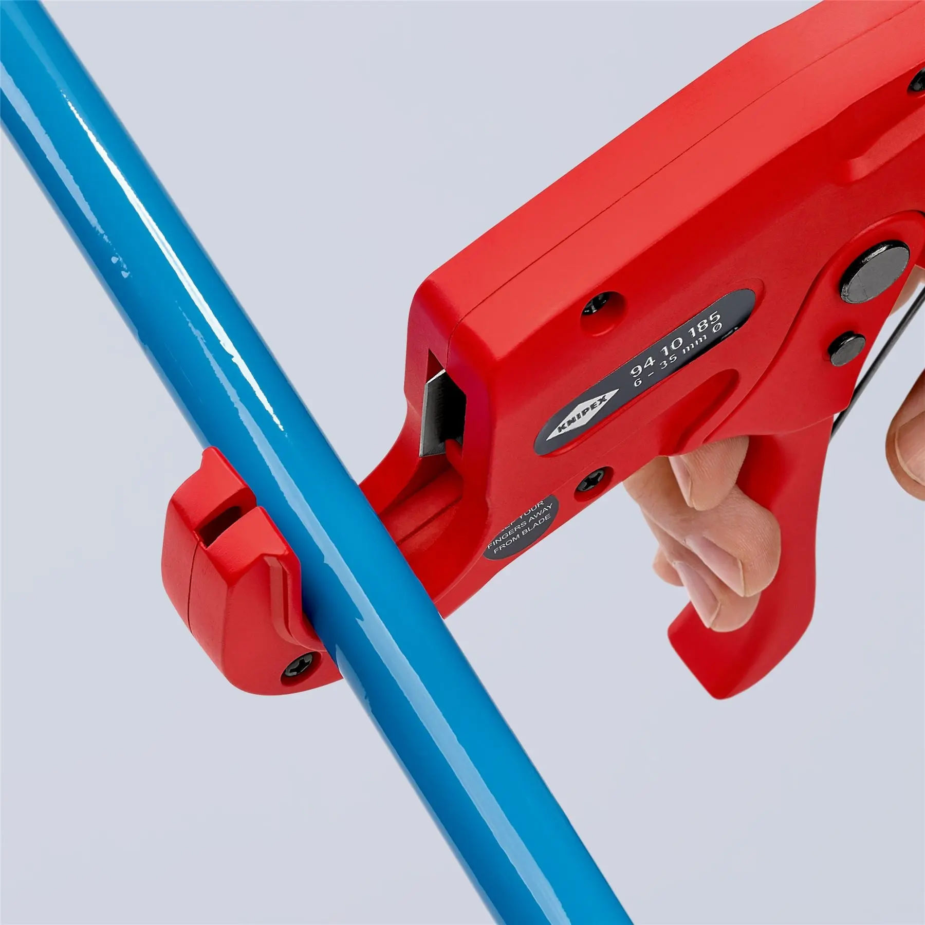 KNIPEX Pipe Cutter for Plastic Conduit Pipes Electrical Installation Work 185mm 6-35mm Capacity 94 10 185 - Image 6