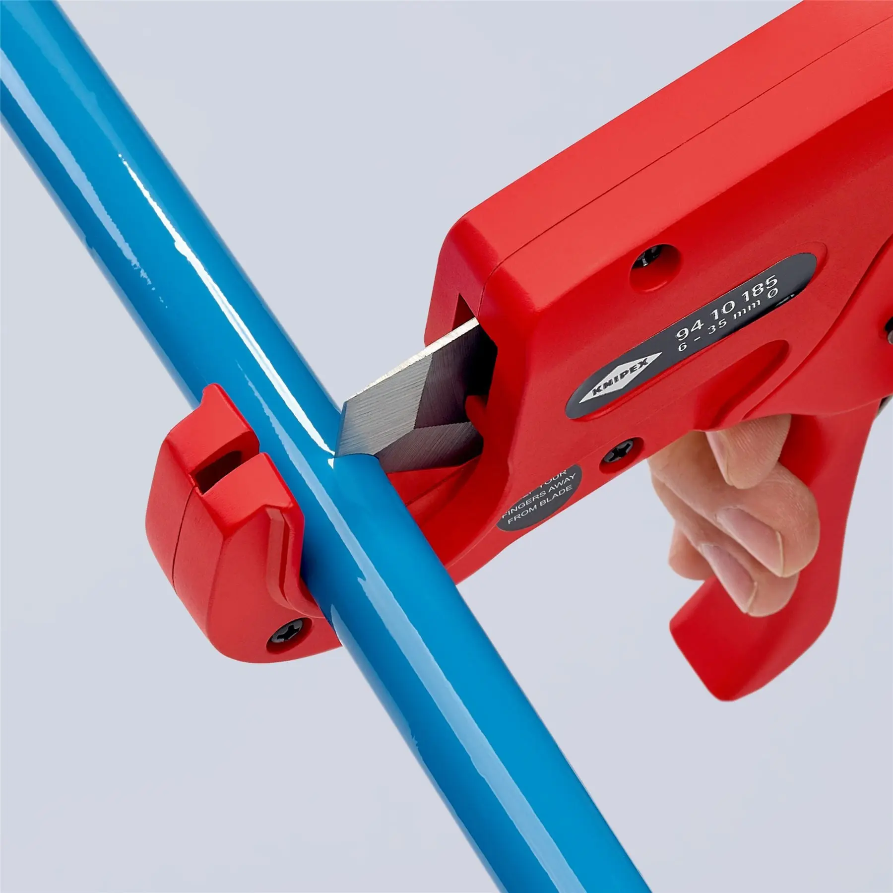KNIPEX Pipe Cutter for Plastic Conduit Pipes Electrical Installation Work 185mm 6-35mm Capacity 94 10 185 - Image 8
