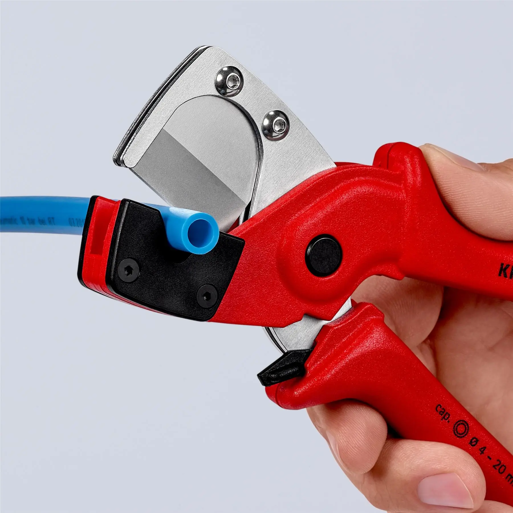 Knipex Pipe Cutters Cutting Pliers for Multilayer and Pnuematic Hoses 4-20mm Capacity 90 10 185 - Image 5