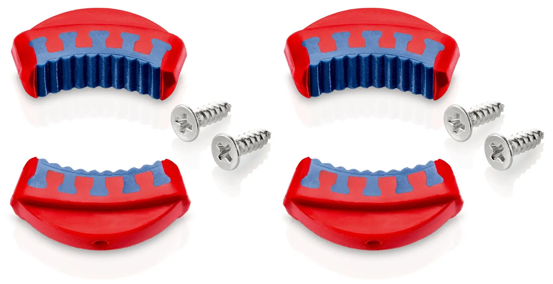 KNIPEX Plastic Jaw Inserts for Siphon and Connector Pliers 81 11 250 / 81 13 250 Two Component 2 Pairs 81 19 250 V02