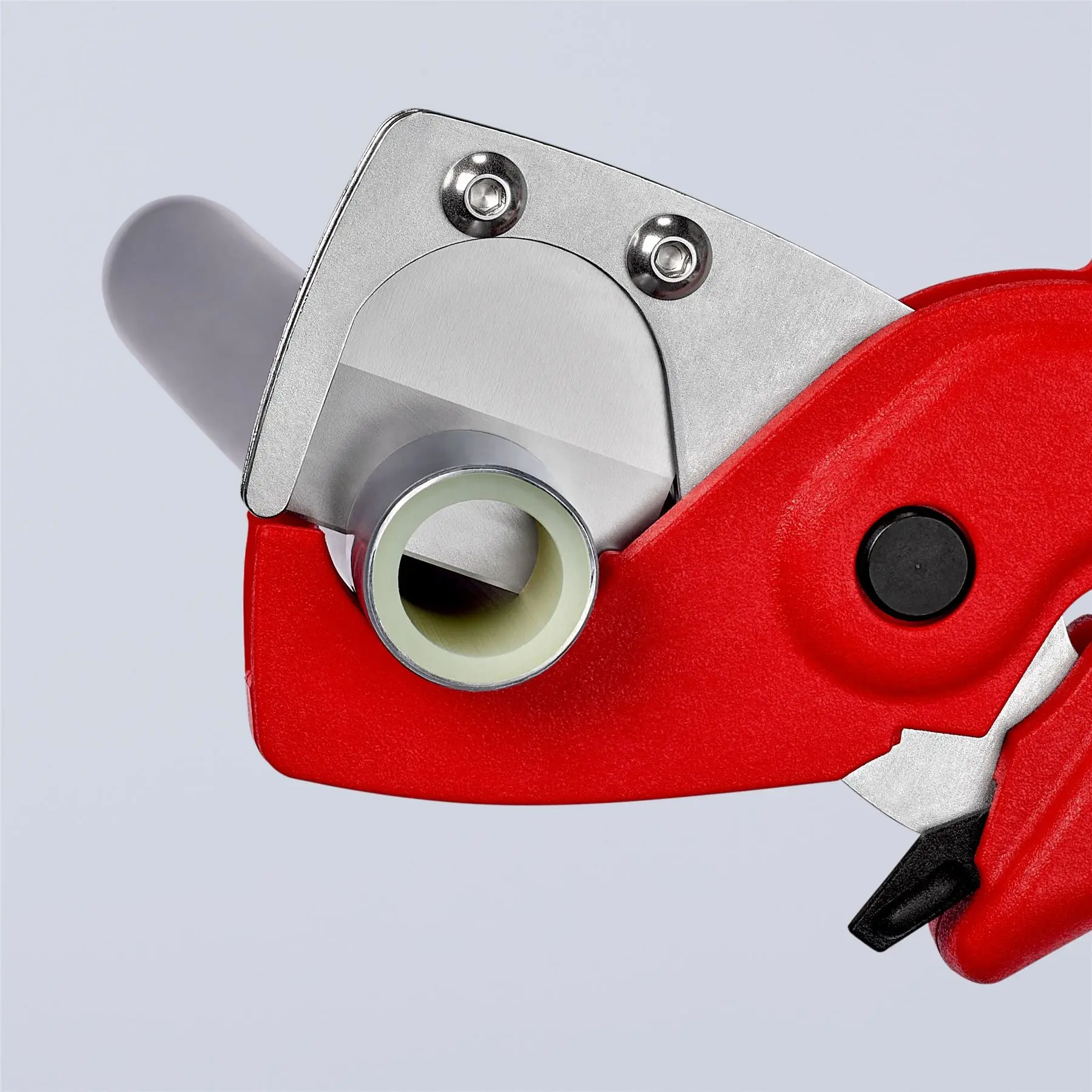Knipex Plastic Pipe Cutters for Composite Pipes 185mm 90 25 185 - Image 3