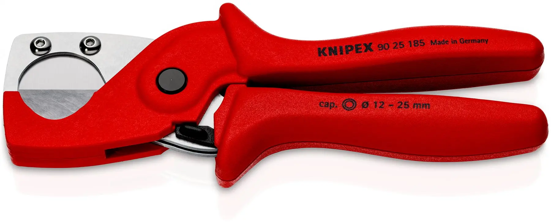 Knipex Plastic Pipe Cutters for Composite Pipes 185mm 90 25 185 - Image 5