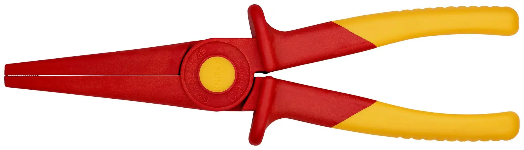 Knipex Plastic Snipe Nose Pliers 220mm Fully Insulating VDE 98 62 02