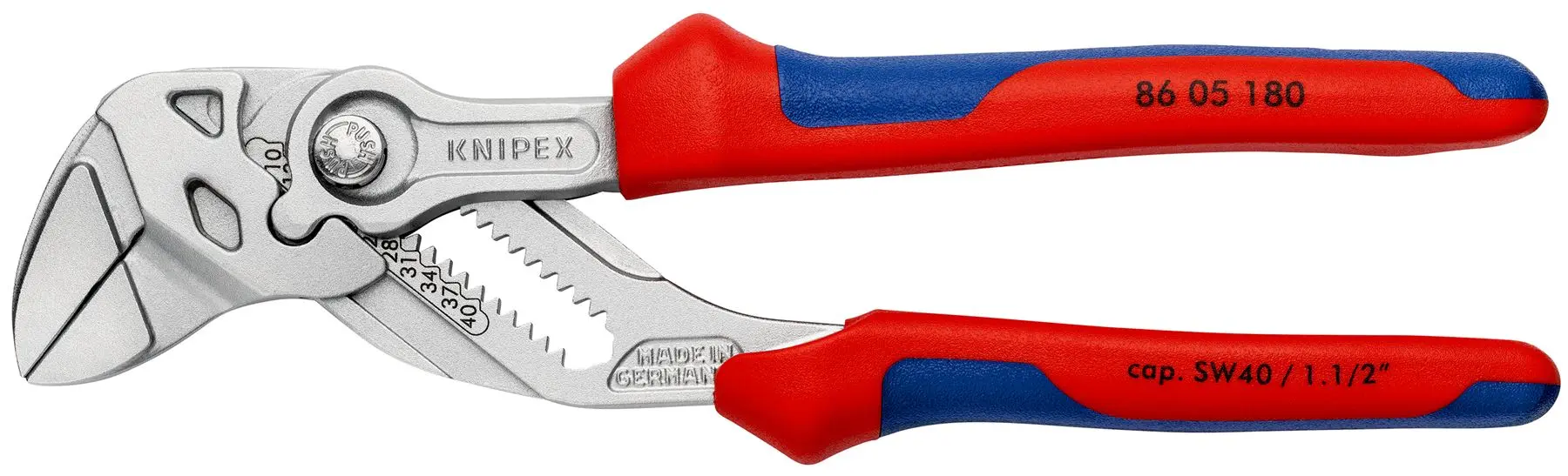 KNIPEX Pliers Wrench Adjustable Grips Push Button 100-400 mm Choose Size - Image 11