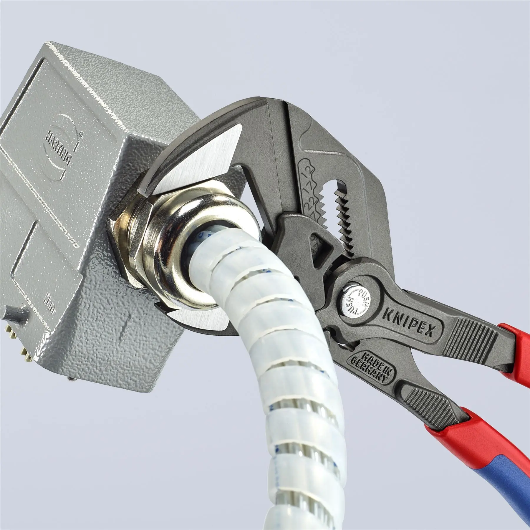 KNIPEX Pliers Wrench Slip Joint Water Pump Plier 250mm Multi Component Grips 86 02 250 SB - Image 2