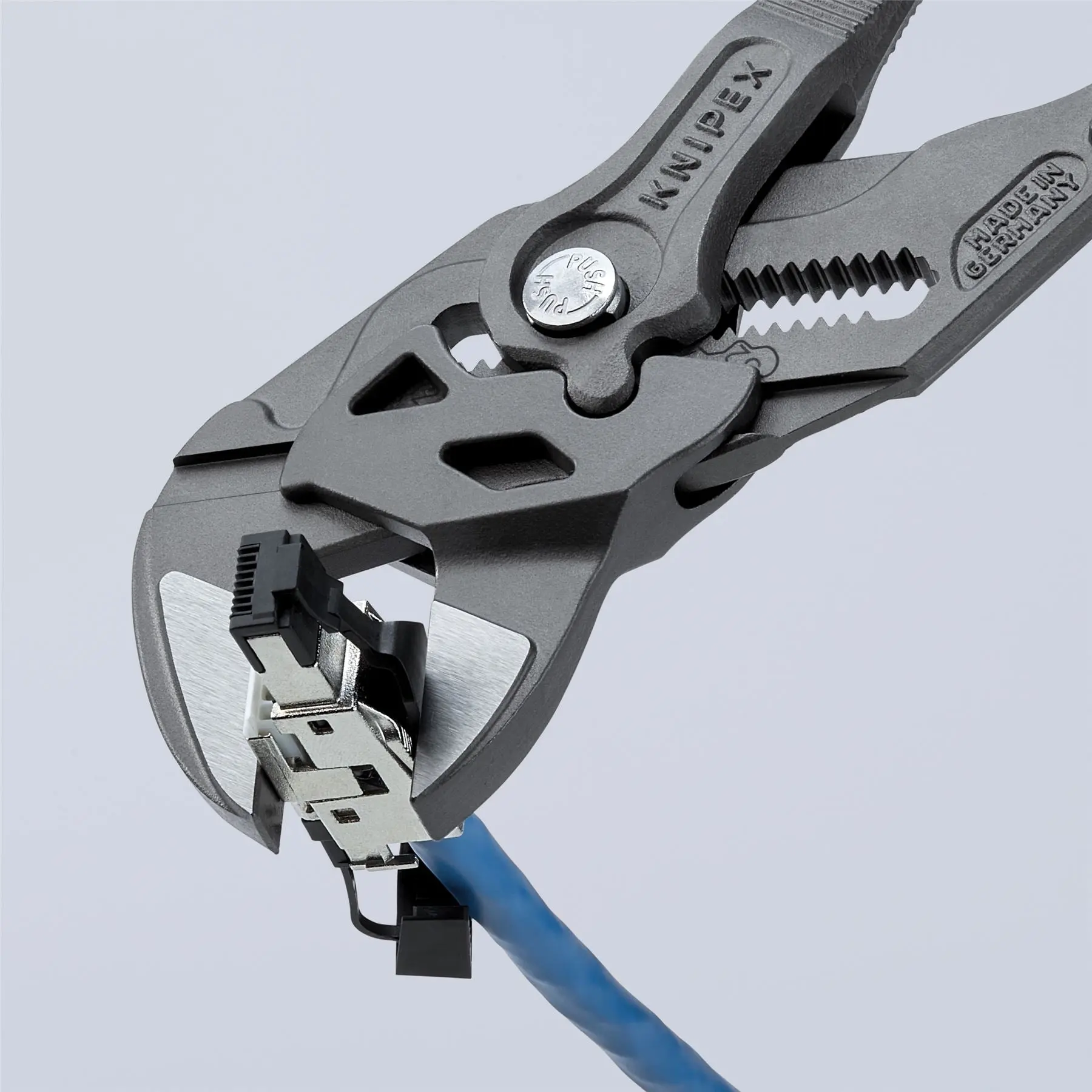KNIPEX Pliers Wrench Slip Joint Water Pump Plier 250mm Multi Component Grips 86 02 250 SB - Image 3