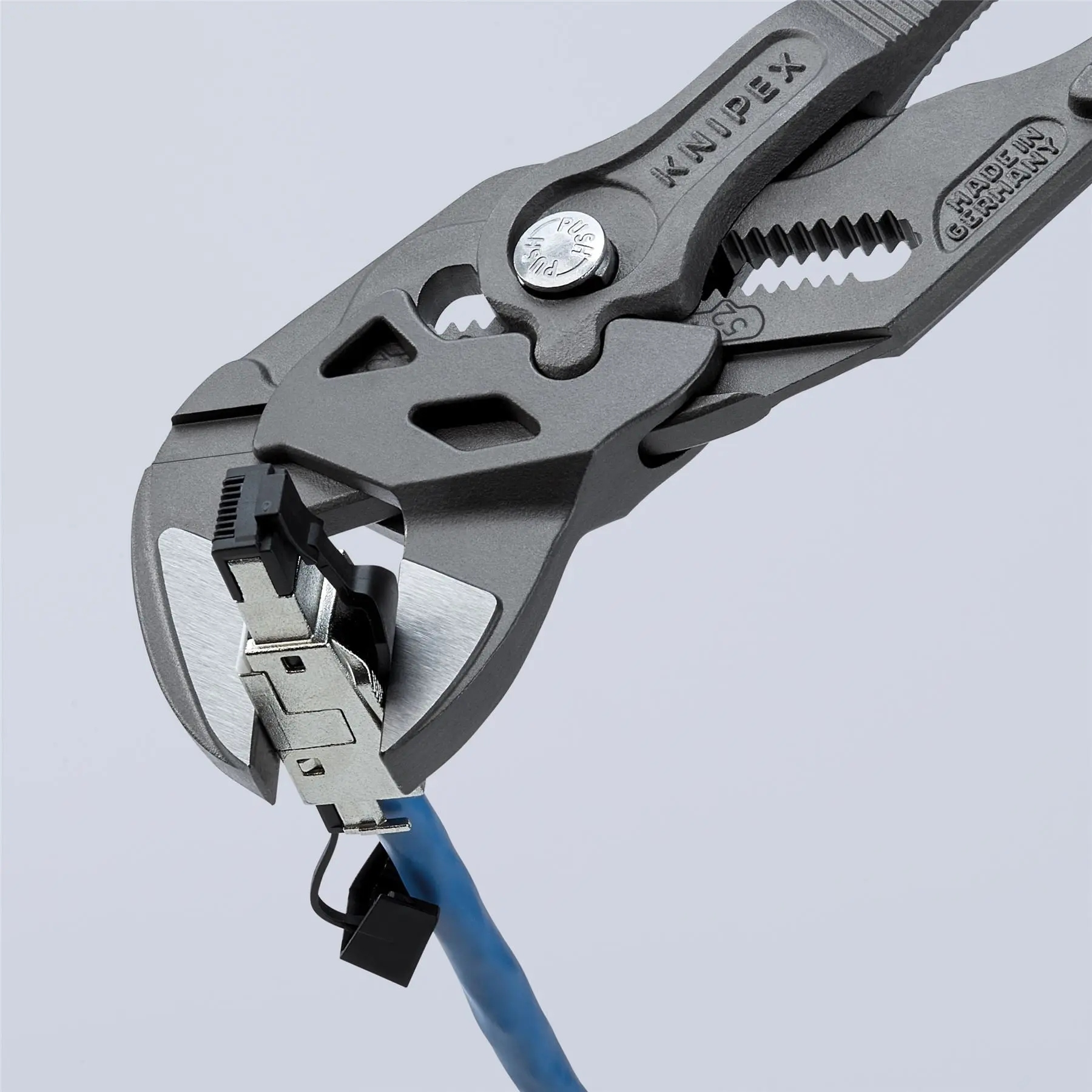 KNIPEX Pliers Wrench Slip Joint Water Pump Plier 250mm Multi Component Grips 86 02 250 SB - Image 4