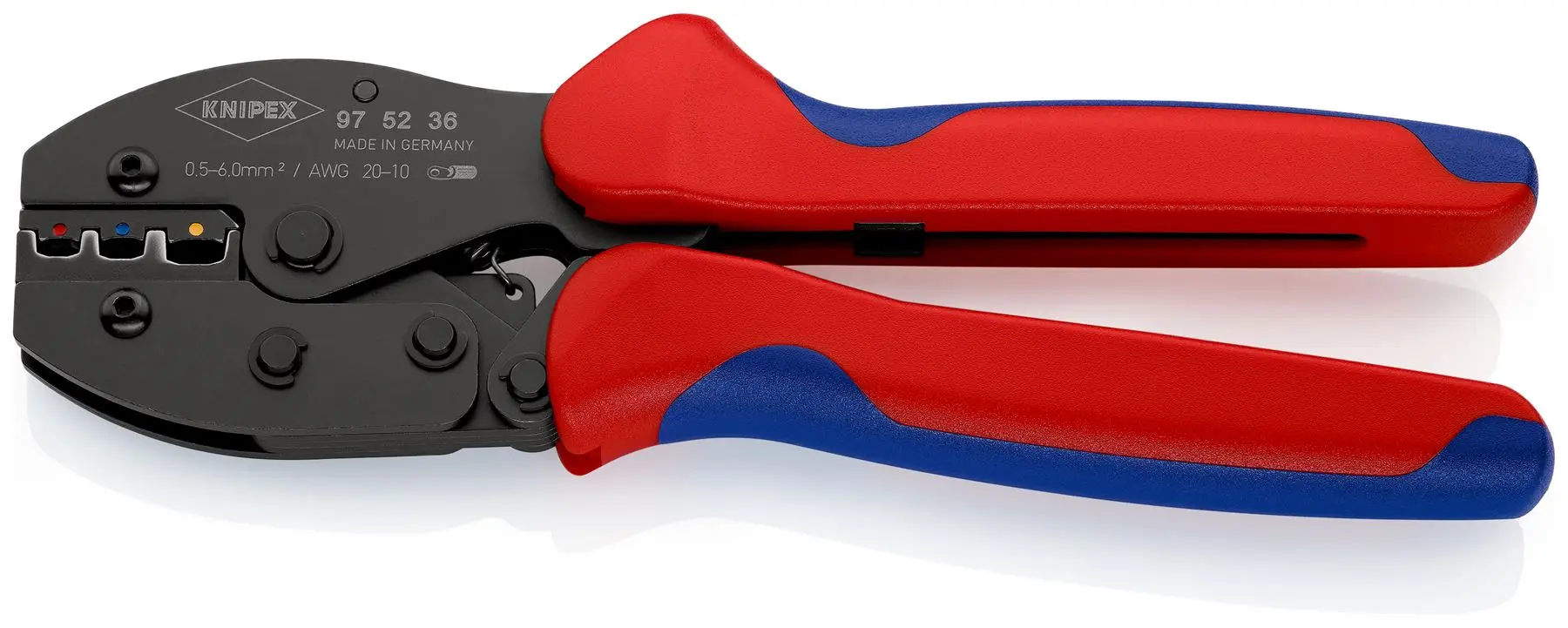 KNIPEX PreciForce Crimping Pliers for Imsulated Terminals Plug and Butt Connectors 97 52 36 - Image 3