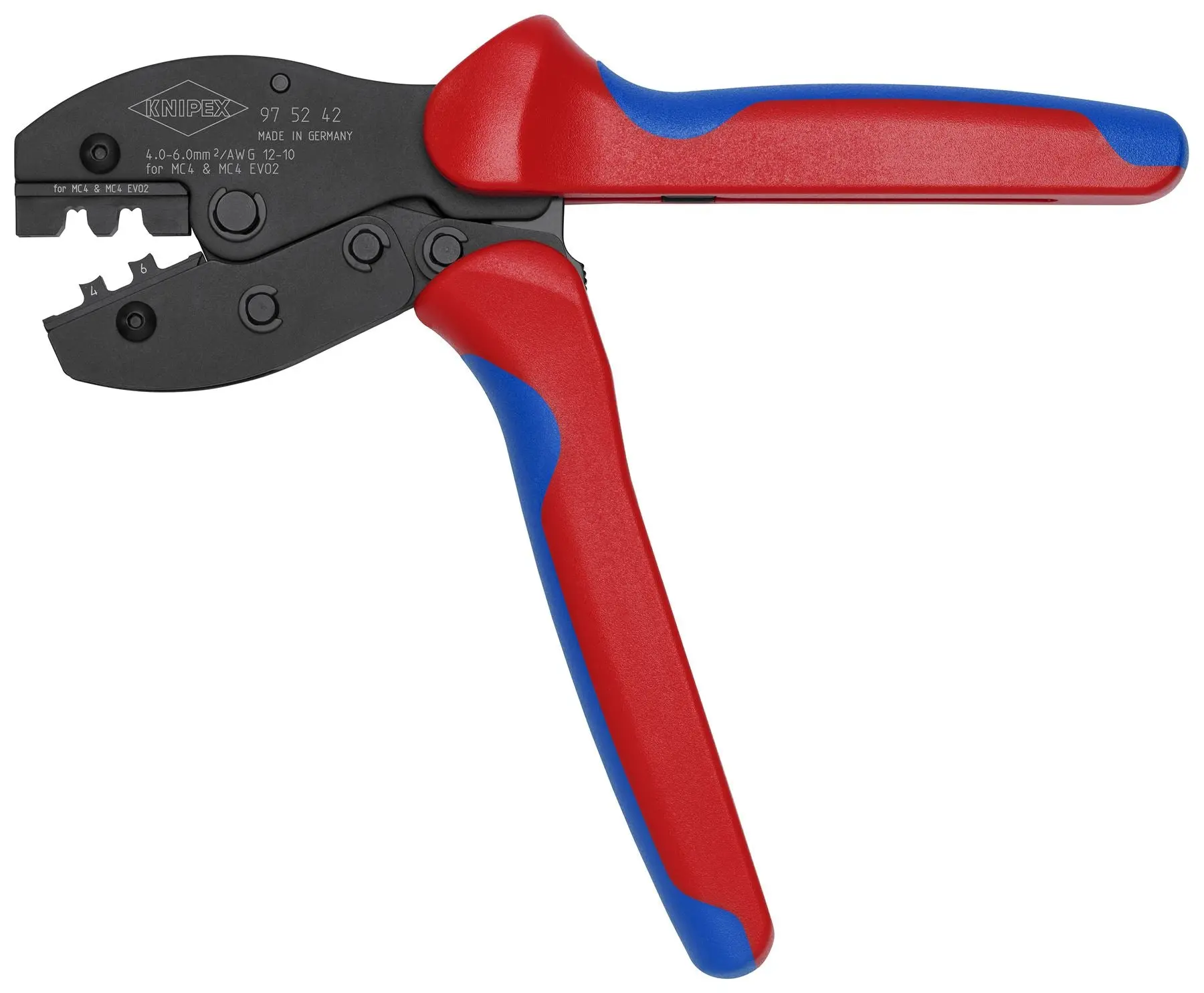 KNIPEX PreciForce Crimping Pliers for MC4/MC4 EVO 2 Connectors with Multi Component Handles 220mm 97 52 42 - Image 4