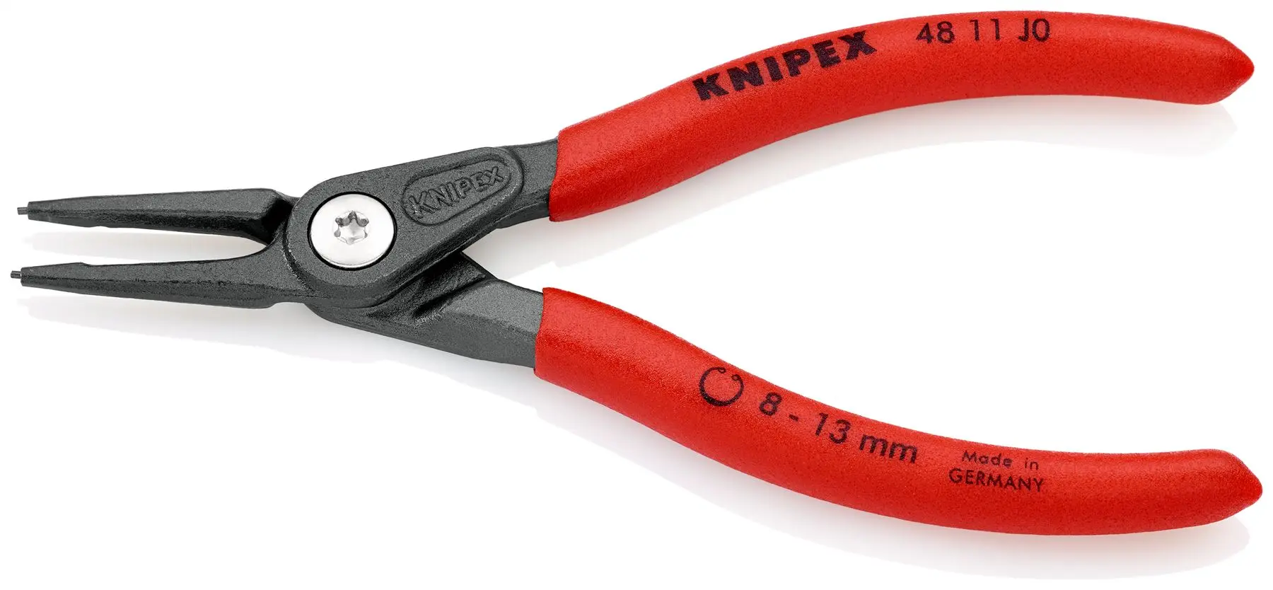 KNIPEX Precision Circlip Pliers for Internal Circlips in Bore Holes 140mm 0.9mm Diameter Tips 40 11 J0 - Image 2