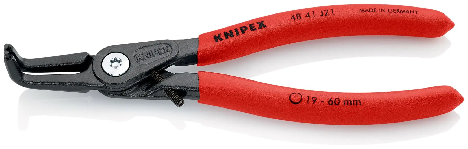 KNIPEX Precision Circlip Pliers for Internal Circlips in Bore Holes 165mm 48 41 J21