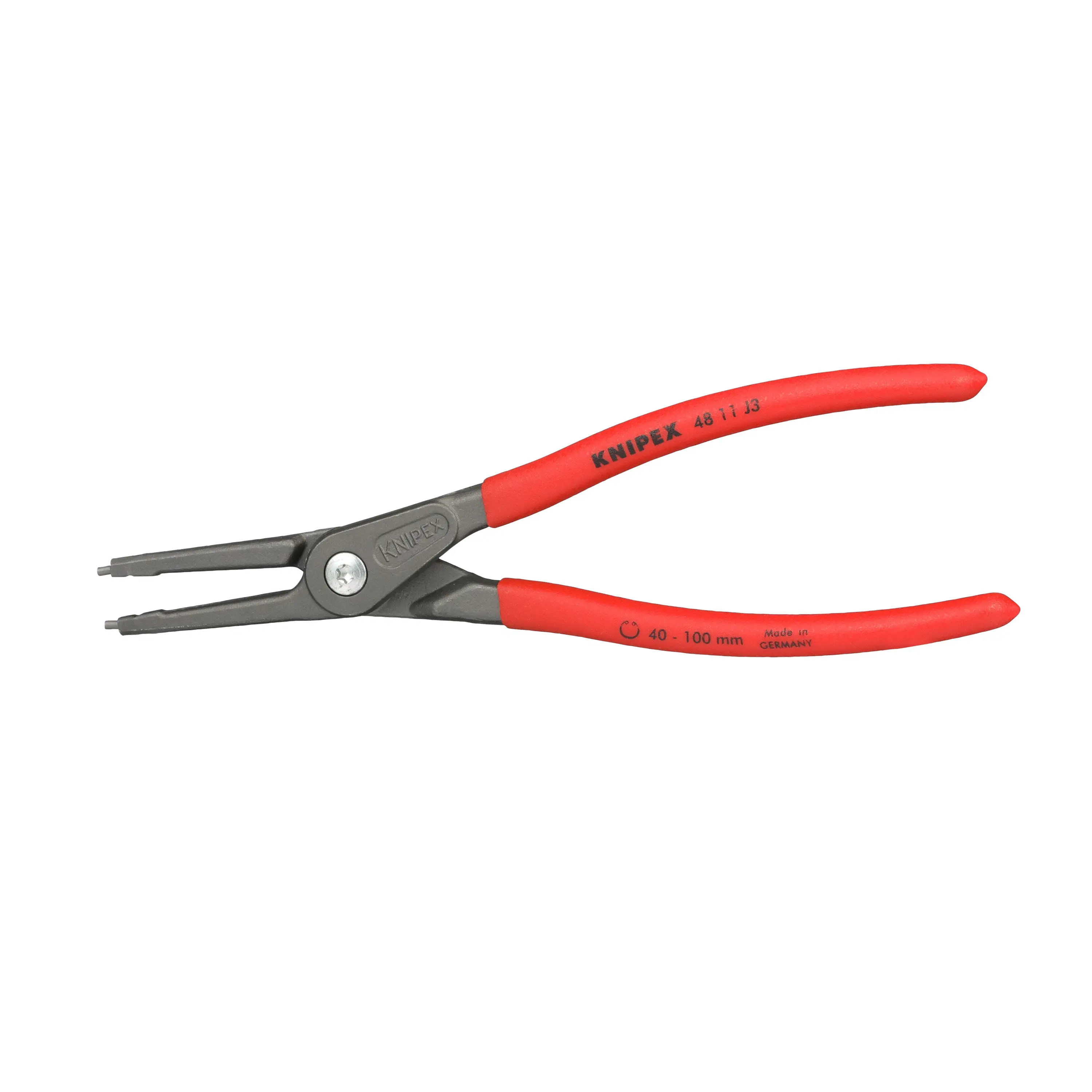 KNIPEX Precision Circlip Pliers for Internal Circlips in Bore Holes 225mm 2.3mm Diameter Tips 40 11 J3 - Image 4