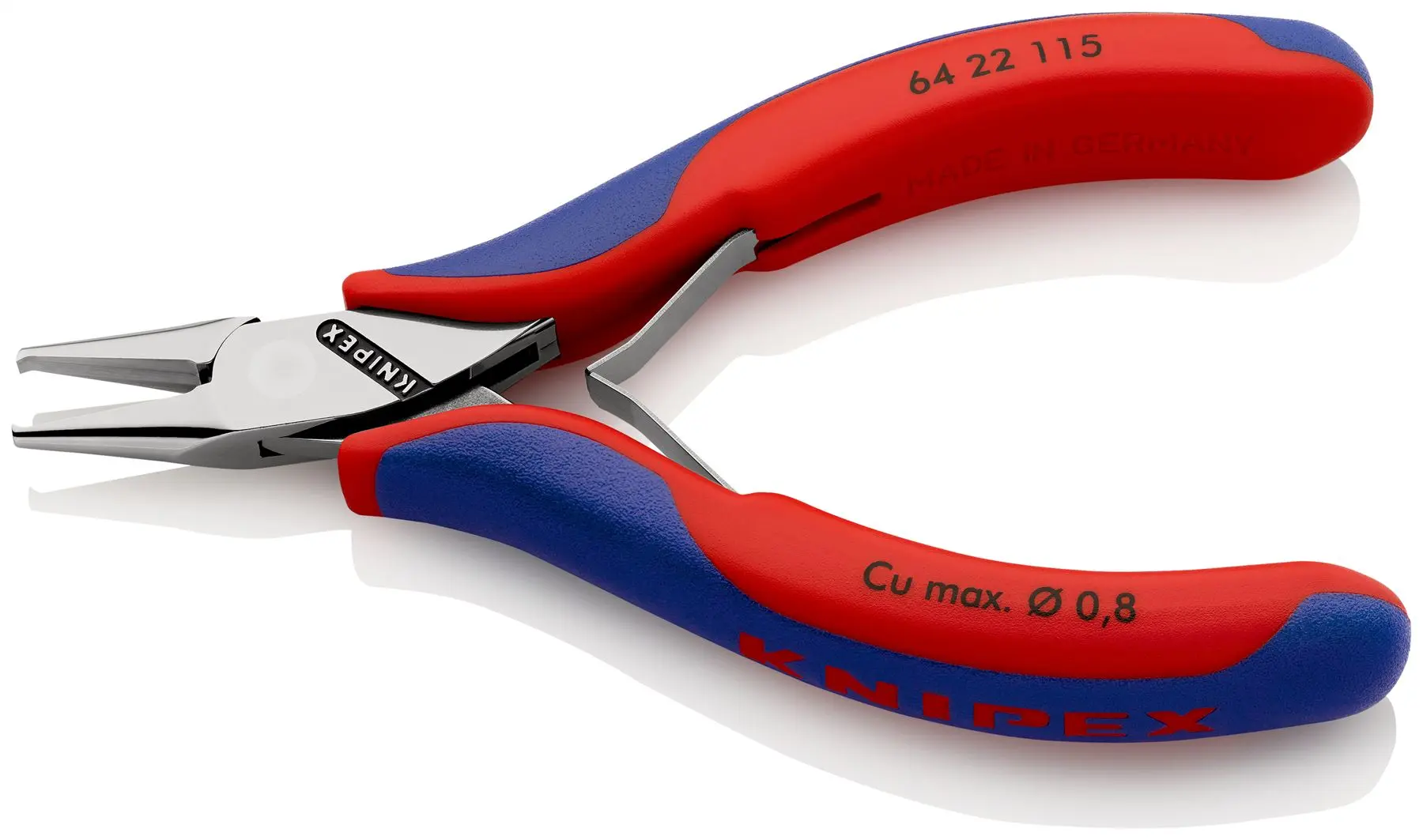 KNIPEX Precision Electronics End Cutting Nipper Pliers 115mm Multi Component Grips 64 22 115 - Image 2