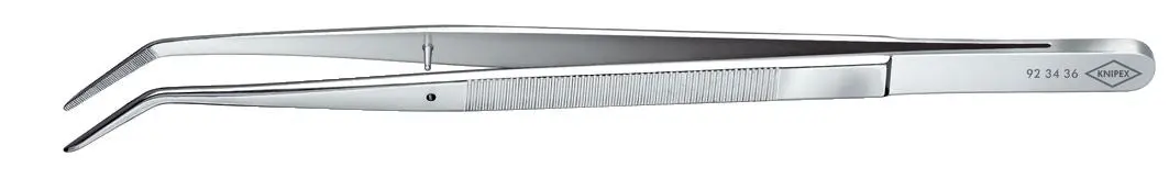 KNIPEX Precision Tweezers for Fine Mechanics 152mm 25° Pointed Tip Stainless 92 34 36