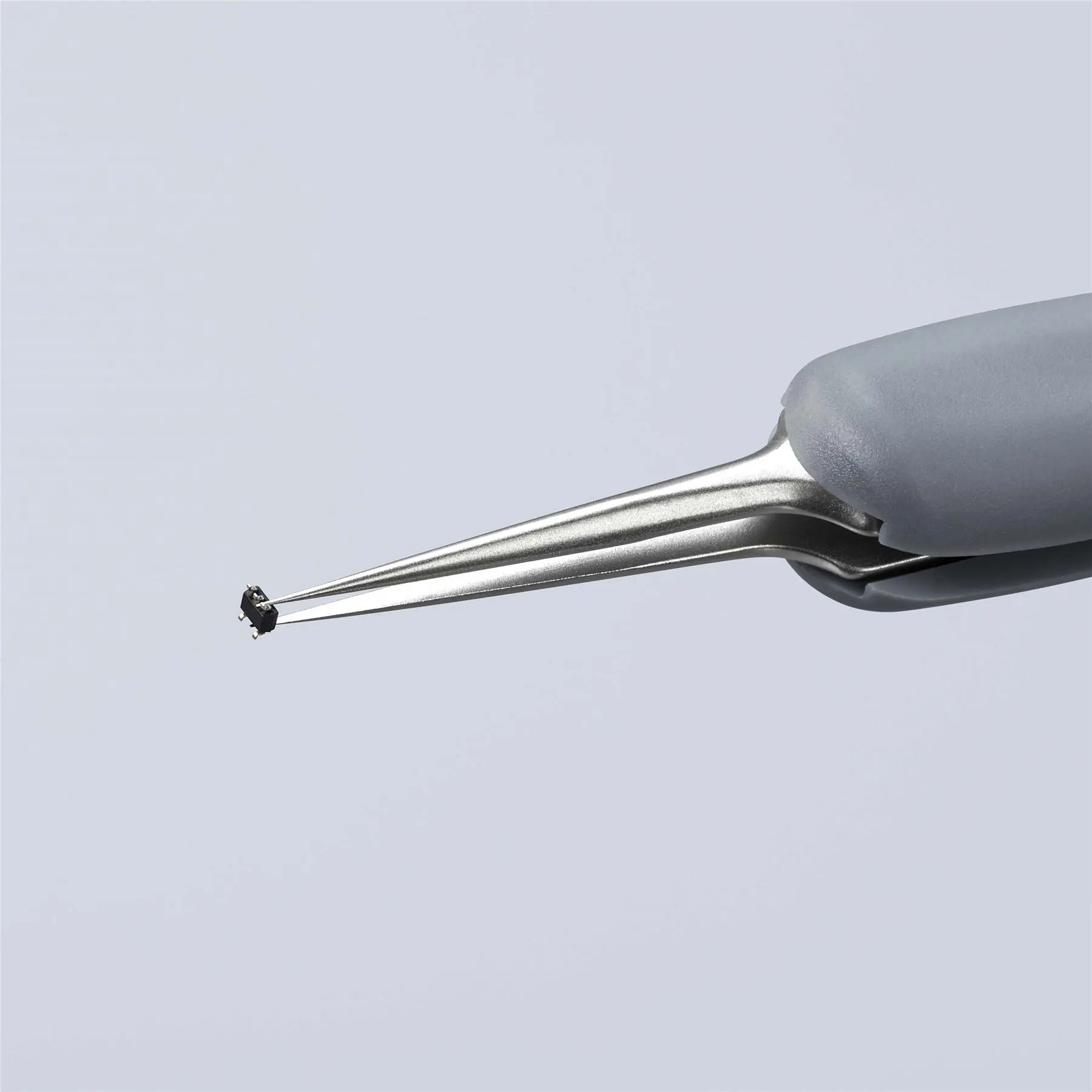 Knipex Precision Tweezers with Rubber Handles ESD Smooth Gripping Surfaces 92 21 13 ESD - Image 4