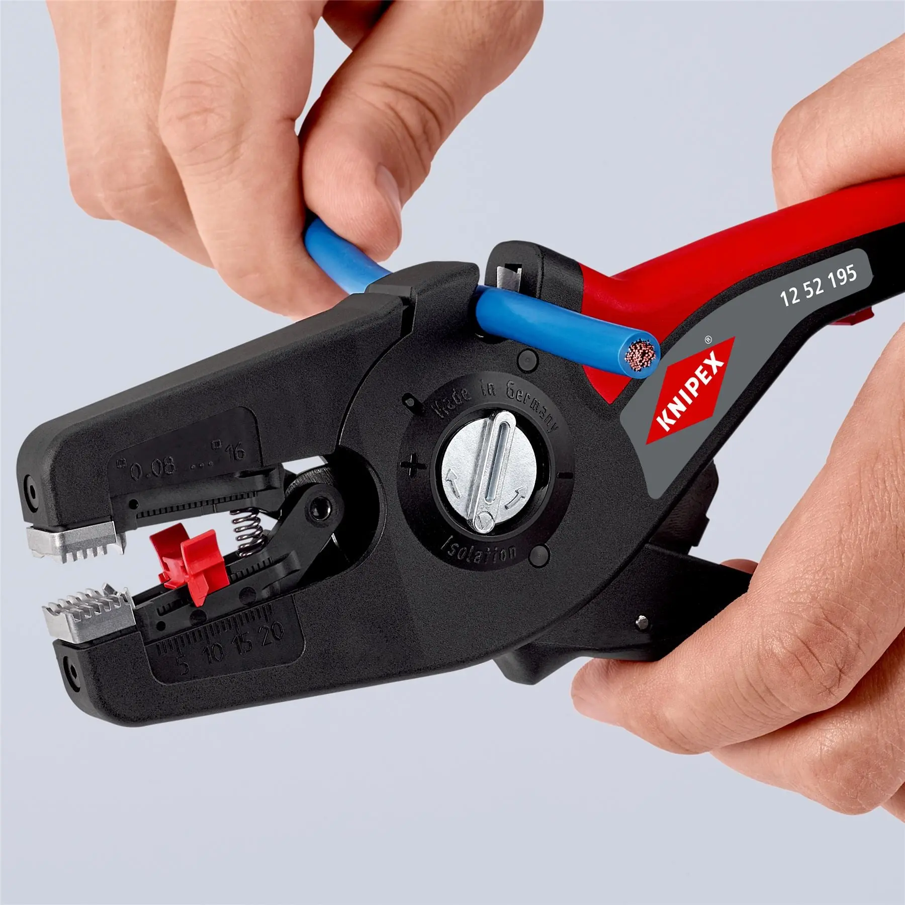 Knipex PreciStrip 16 Automatic Insulation Stripper 195mm Wire Stripping Pliers 12 52 195 - Image 7