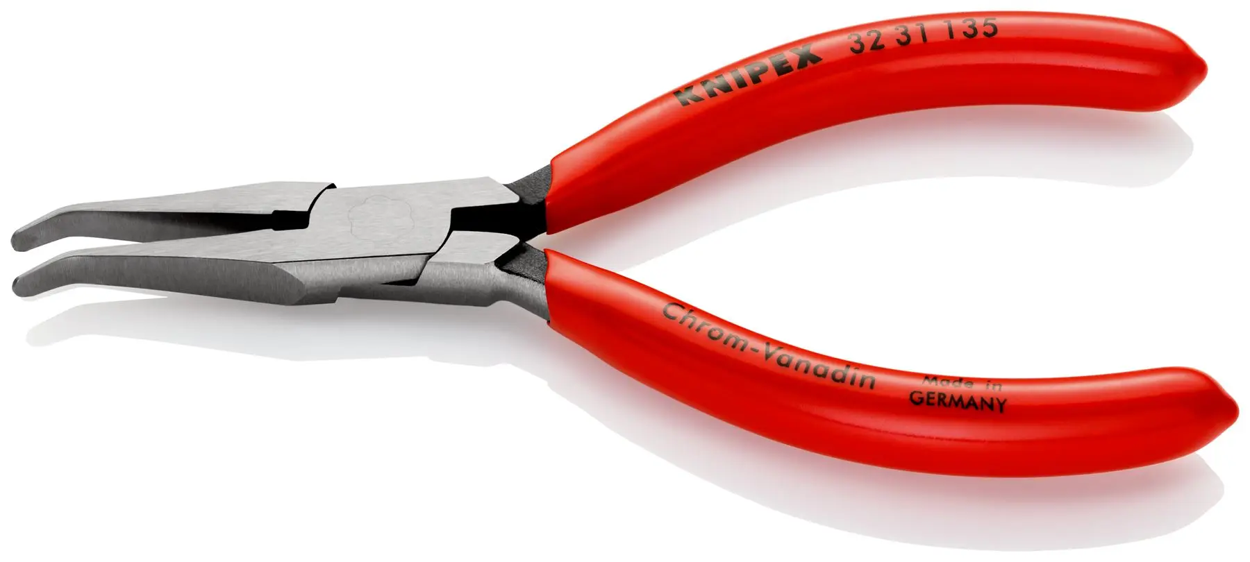 KNIPEX Relay Adjusting Gripping Pliers Bent Nose Plier 135mm Plastic Coated 32 31 135 - Image 2