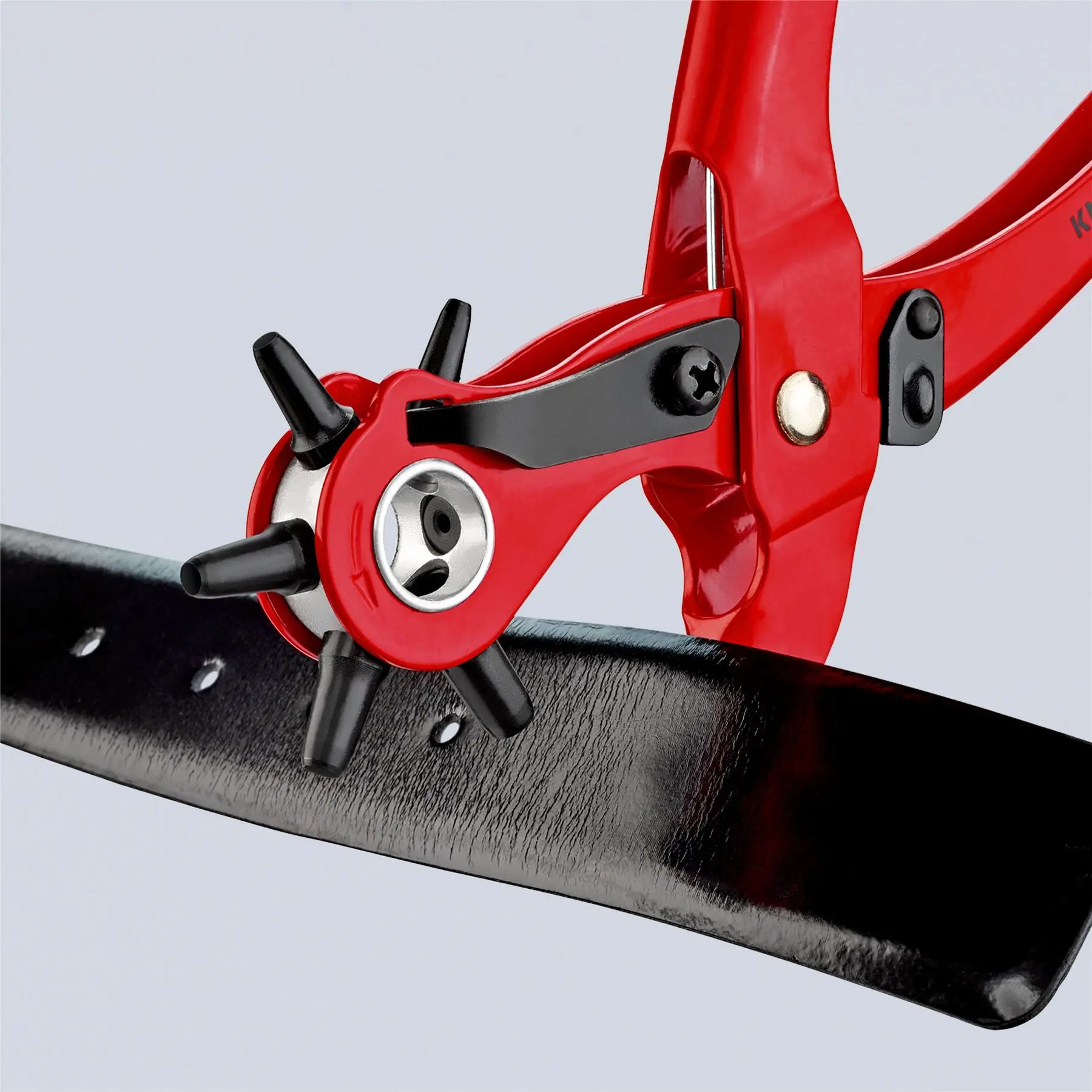 KNIPEX Revolving Punch Pliers 2-5mm Capacity 220mm for Fabrics Leather Paper Soft Plastic 90 70 220 - Image 3